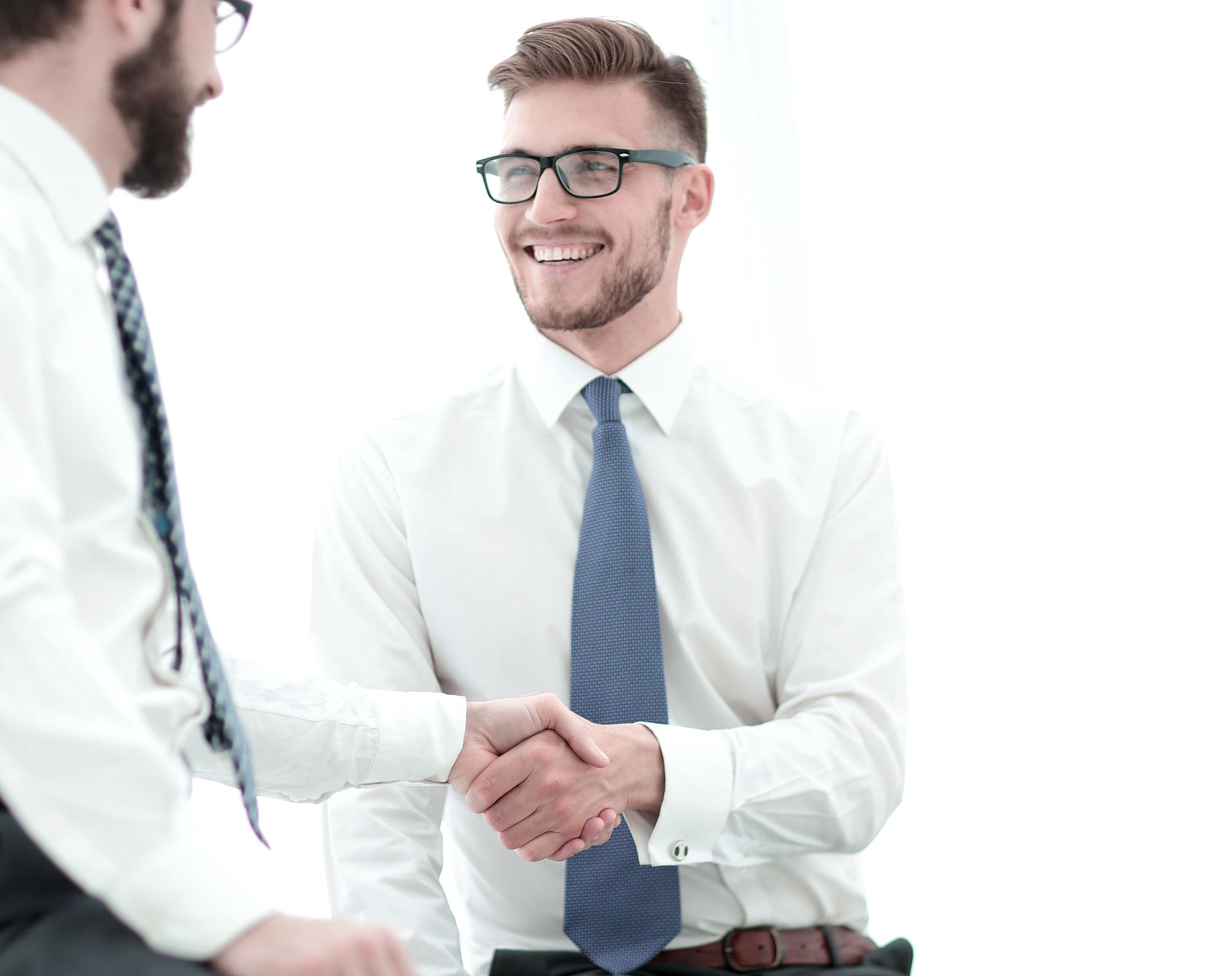 agent handshake with client